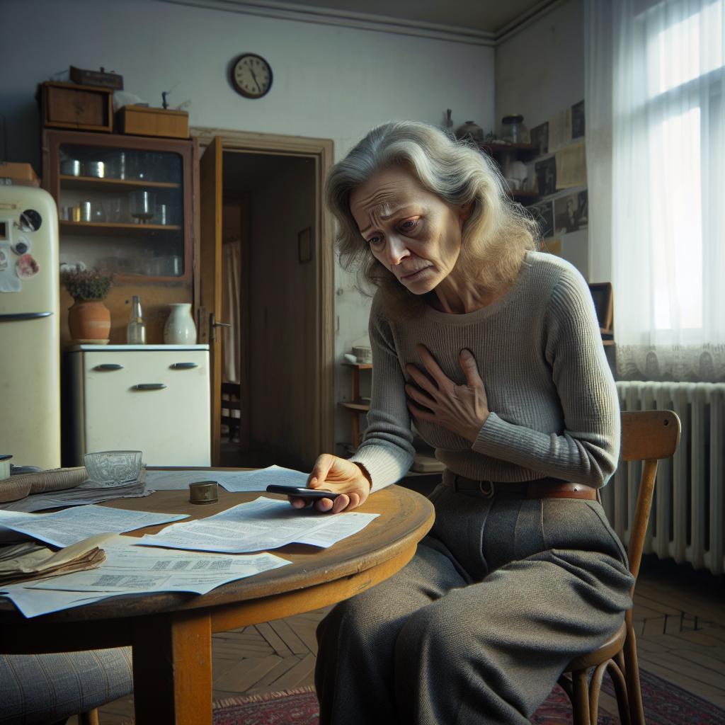 «Ну не надо шуток. Ты же понимаешь, что это временно» — с умоляющим тоном произнесла Анастасия Дмитриевна, ожидая помощи от дочери после краха своей новой жизни