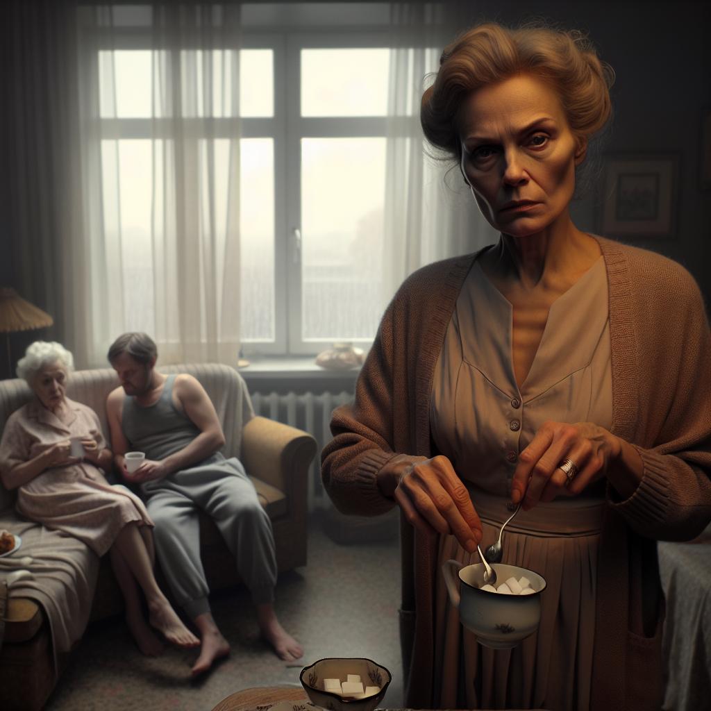 «Бездельники вы мои...» — с горечью произнесла Зоя, готовясь выслать нахлебников на вокзал