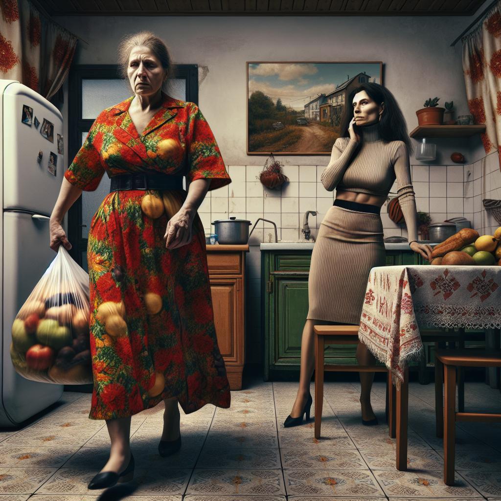 «Ну, давай как-нибудь... не спешить с этим» — тихо произнёс Андрей, не в силах противостоять матери