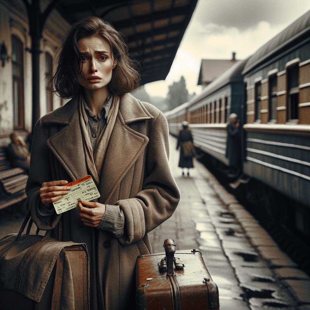 «Я не хочу просто работу. Я хочу жить» — твёрдо заявила Марина, сжимая в руках билет на поезд в Москву
