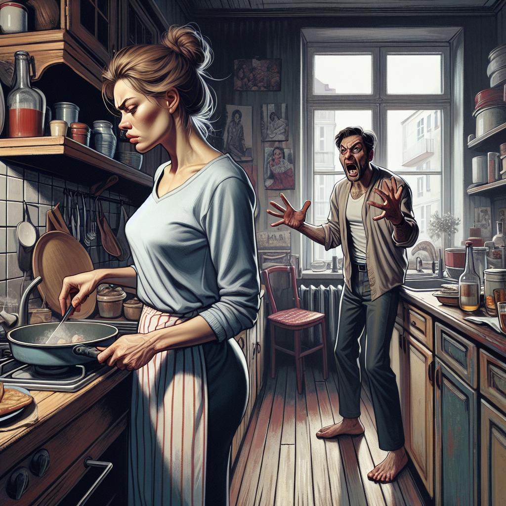 «Ты здесь больше не живешь!» — крикнула Алена, выбрасывая вещи мужа из шкафа, когда терпение иссякло.
