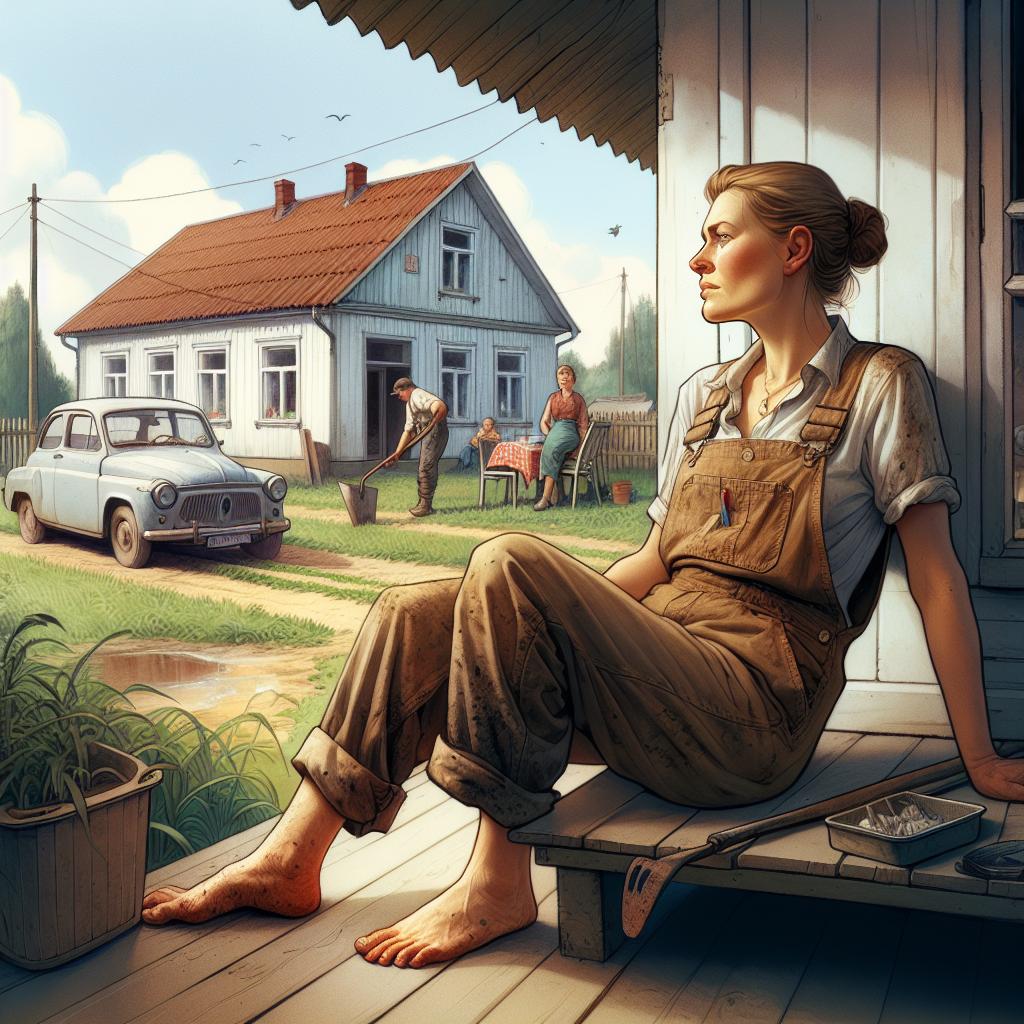 «Лида, а вы надолго?» — спросила Маша, стараясь сохранить вежливость, в то время как внутри нее нарастало раздражение