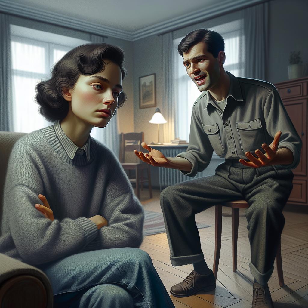 «Ты должна встать на колени перед моей матерью и вымаливать прощение!» — прокричал Тимур, теряя контроль над собой в конфликте из-за наследства