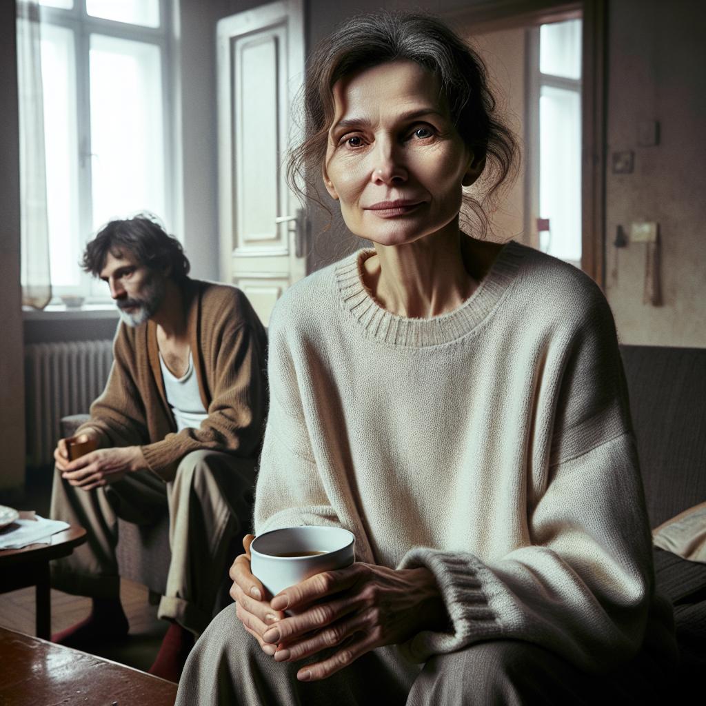 «Ты ушёл к девочке, которая даже не знает, как стирать твои рубашки» — сдержанно ответила Анна, демонстрируя свою мощь после предательства.