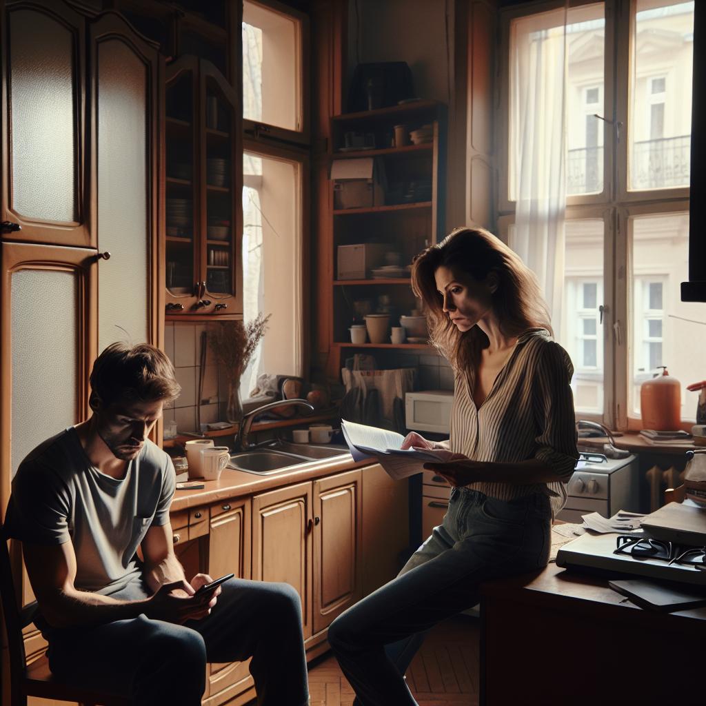 «Твоя мать собирается переписать квартиру. Нашу квартиру!» — с дрожью в голосе сообщила Татьяна, осознавая всю глубину предательства.