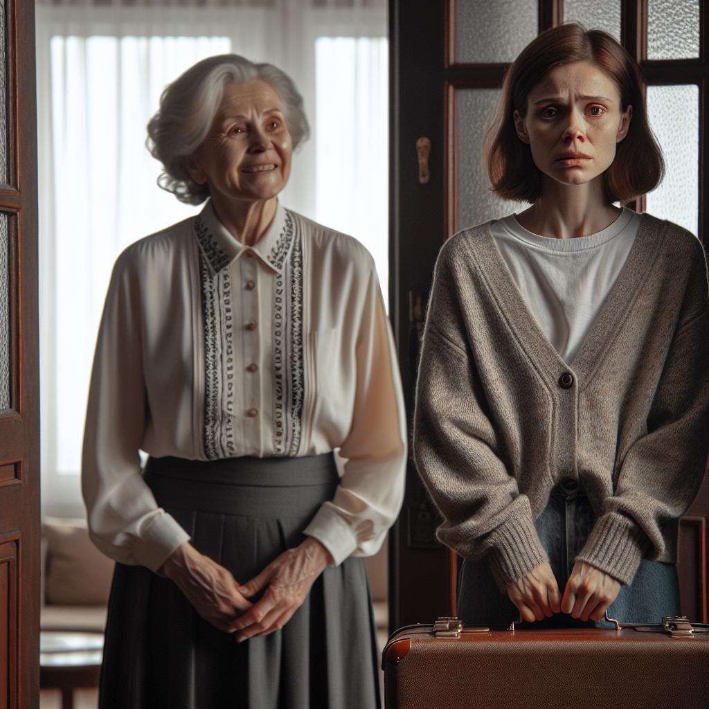 «Вещи собрала? Надеюсь, ничего нашего не прихватила?» — голос свекрови прозвучал за спиной внезапно, как удар хлыстом