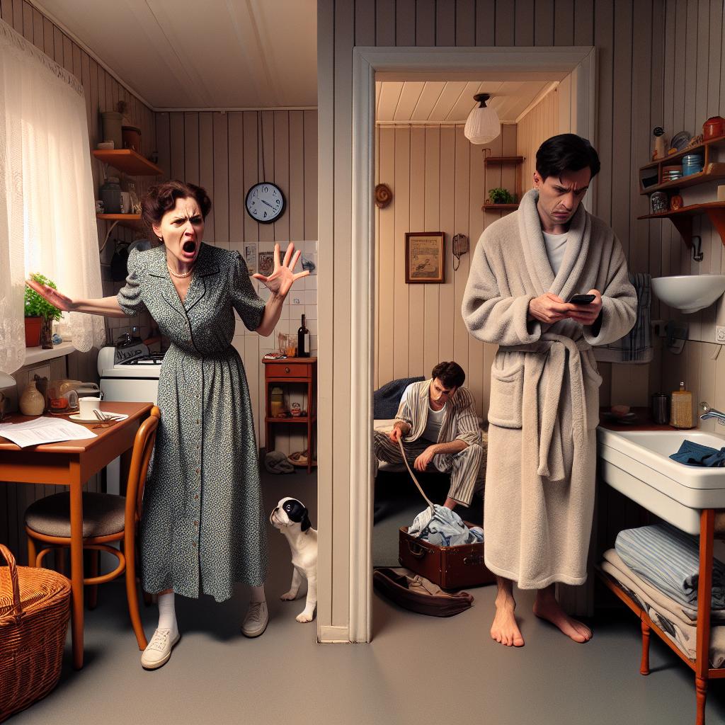 «Мы любим друг друга!» — признался Михаил, и рассерженная Света, выкатив чемодан в прихожую, пригрозила выслать его из дома