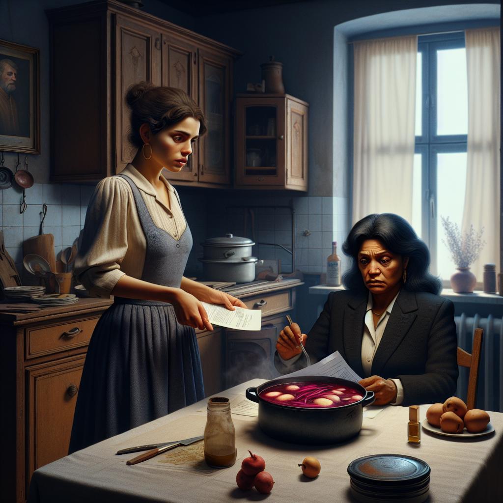 «А если я не подпишу?» — тихо спросила она, осознавая, что ставит всё на карту против свекрови и мужа