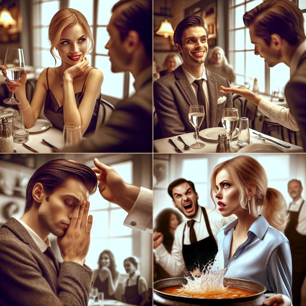 «Мужчина заплатит за все» — холодно сказала она, подняв голову и медленно вышла из ресторана