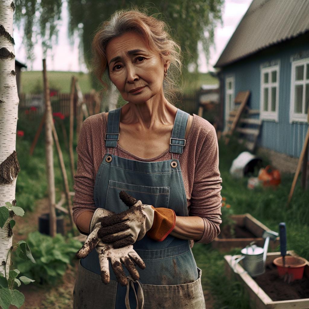 «Когда мы переезжали сюда, я думал про землю больше всего как про работу для рук… А теперь понимаю: она для головы тоже нужна» — сказал Сергей, когда Ирина заплакала от усталости, осознавая, что их новое счастье требует больше, чем просто усилий.
