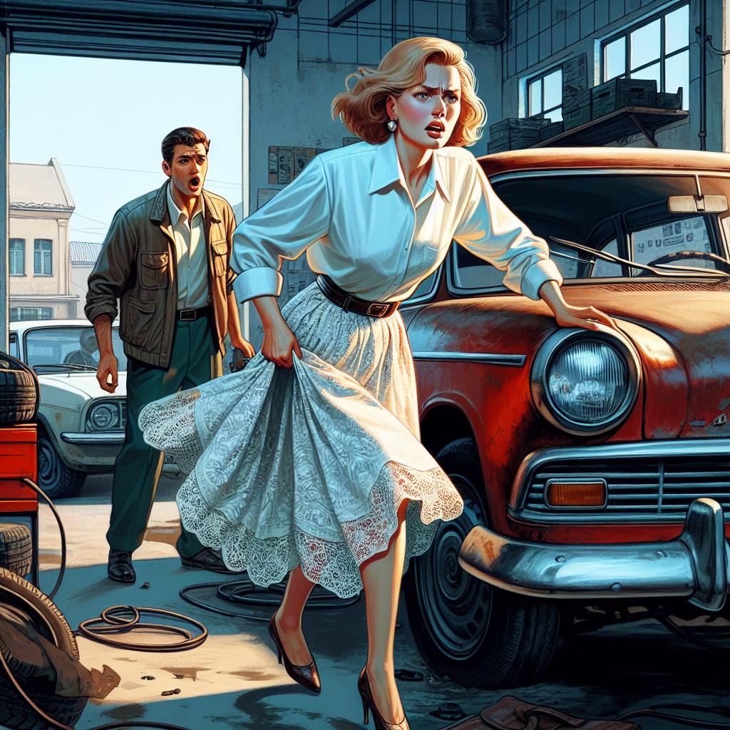 «Мать моя женщина» — воскликнул Александр, ошарашенный невероятным появлением незнакомки из старого «жигулёны»