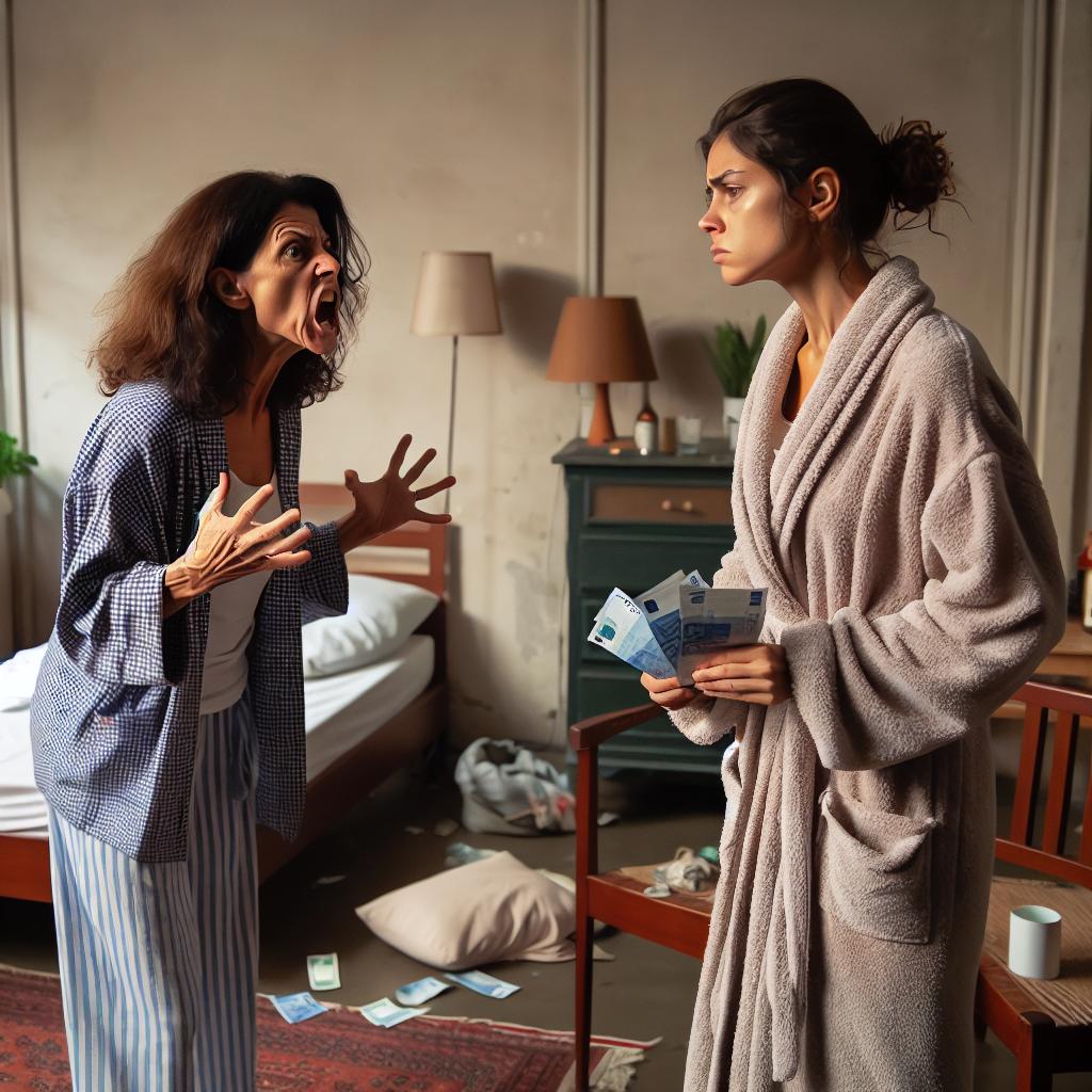 «Убирайся вон, чтобы духу твоего здесь не было!» — с яростью закричала Лариса Алексеевна, швырнув купюры в лицо Инги, символизируя окончательный разрыв