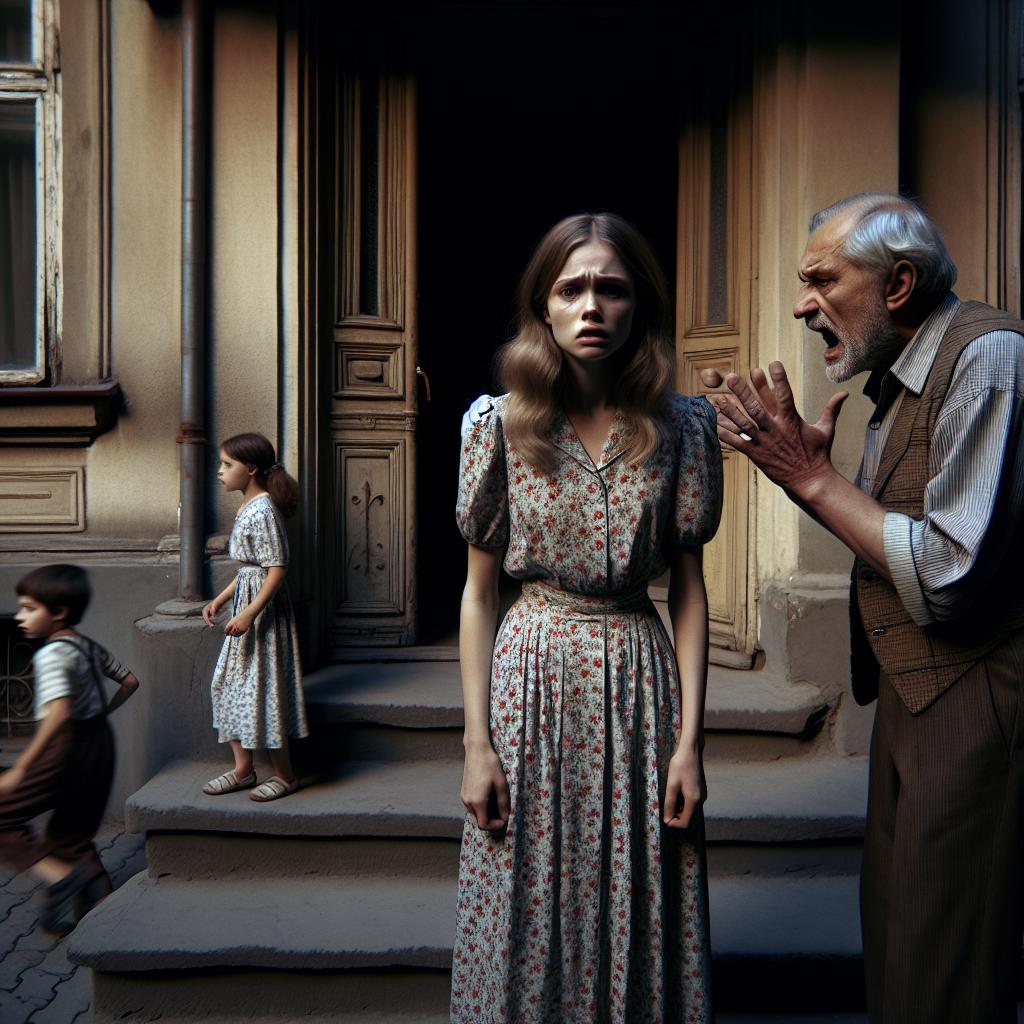 «УБИРАЙСЯ ИЗ МОЕГО ДОМА!» — заорал свёкр, толкнув меня на крыльцо перед соседями