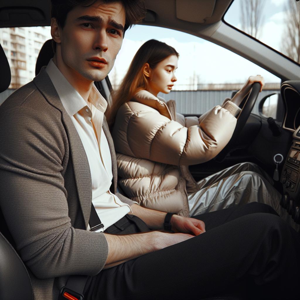 «Скажите, вы верующий?» — осторожно спросила Люба, пока Валентин в страхе подготавливался к аварии на дороге