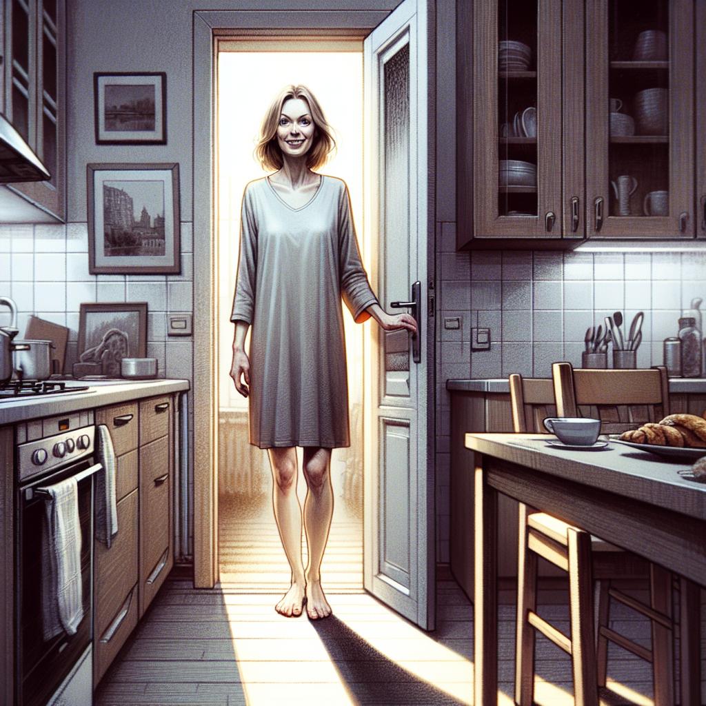 «Вы... что вы делаете в моей квартире?» — в ужасе спросила Аня, увидев свекровь на пороге кухни