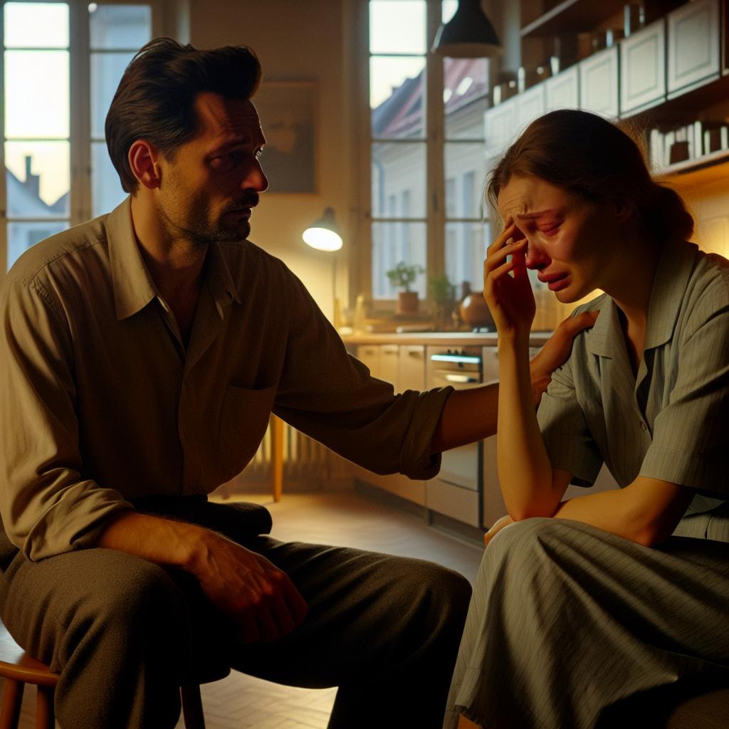 «Кто посмел обидеть мою девочку?» — Игорь подсел к плачущей жене