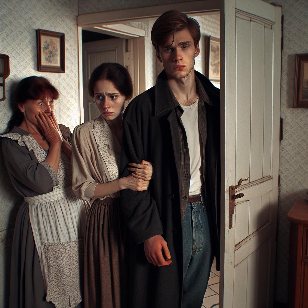 «А я с Вовой пришла, я его невеста. Ты прости, если сможешь!» — смущённо подбежала к Вите Катя