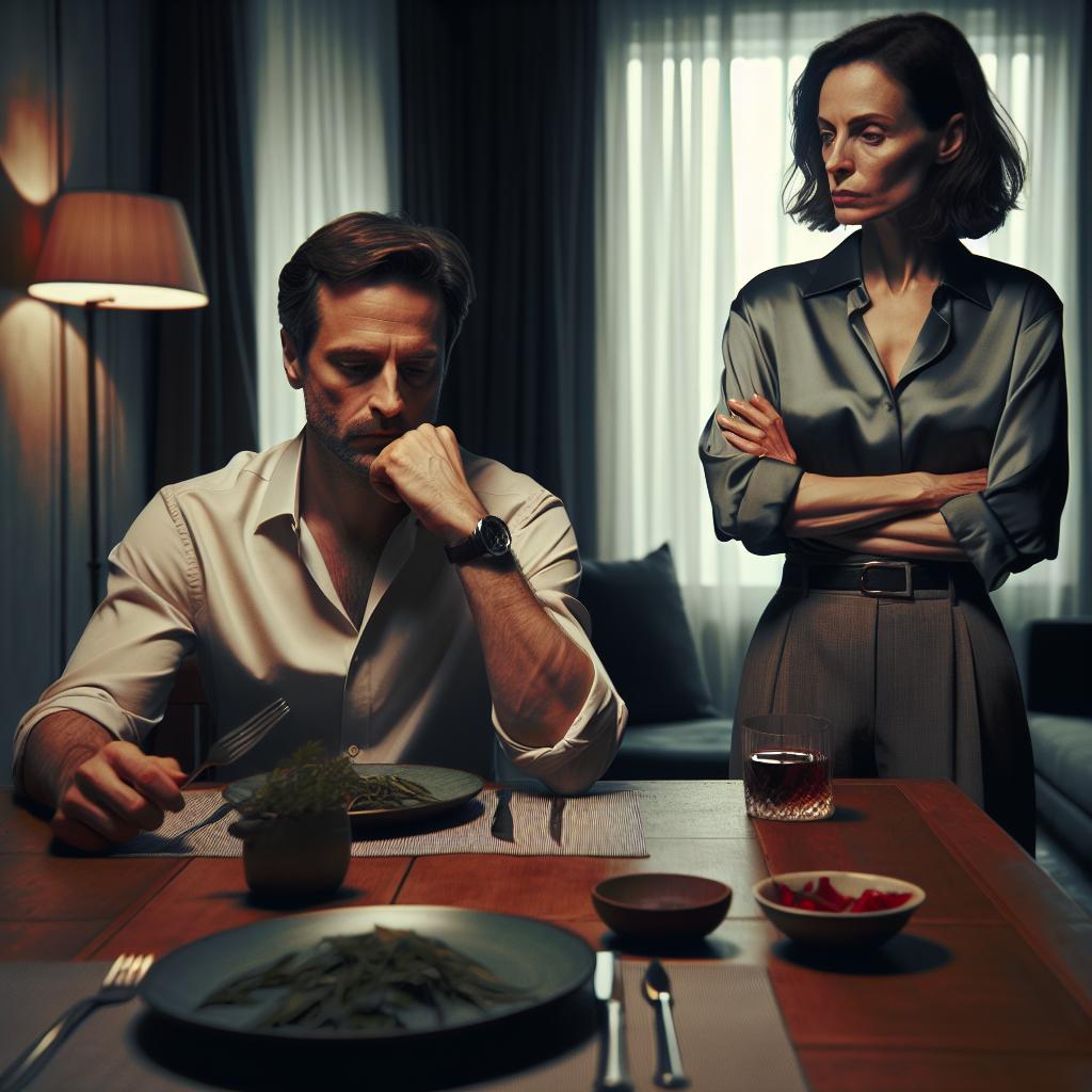 «Ты такой добрый? Ну, так купи ей сам!» — с яростью заявила Инна, ставя под сомнение финансовую поддержку мужа для его дочери.