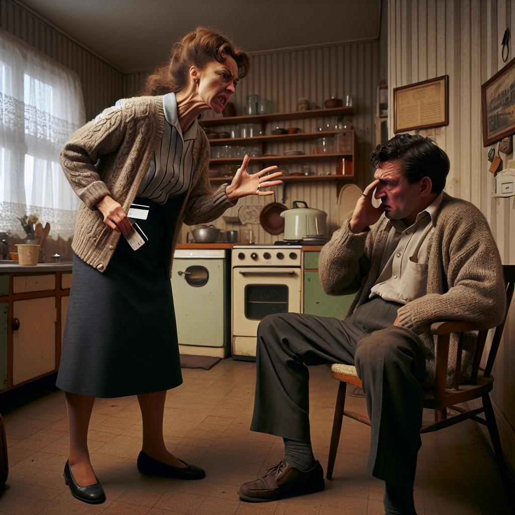 «Ты все отдавал мамочке!» — обвинила Инка, вытащив из кармана найденную дебетовую карту