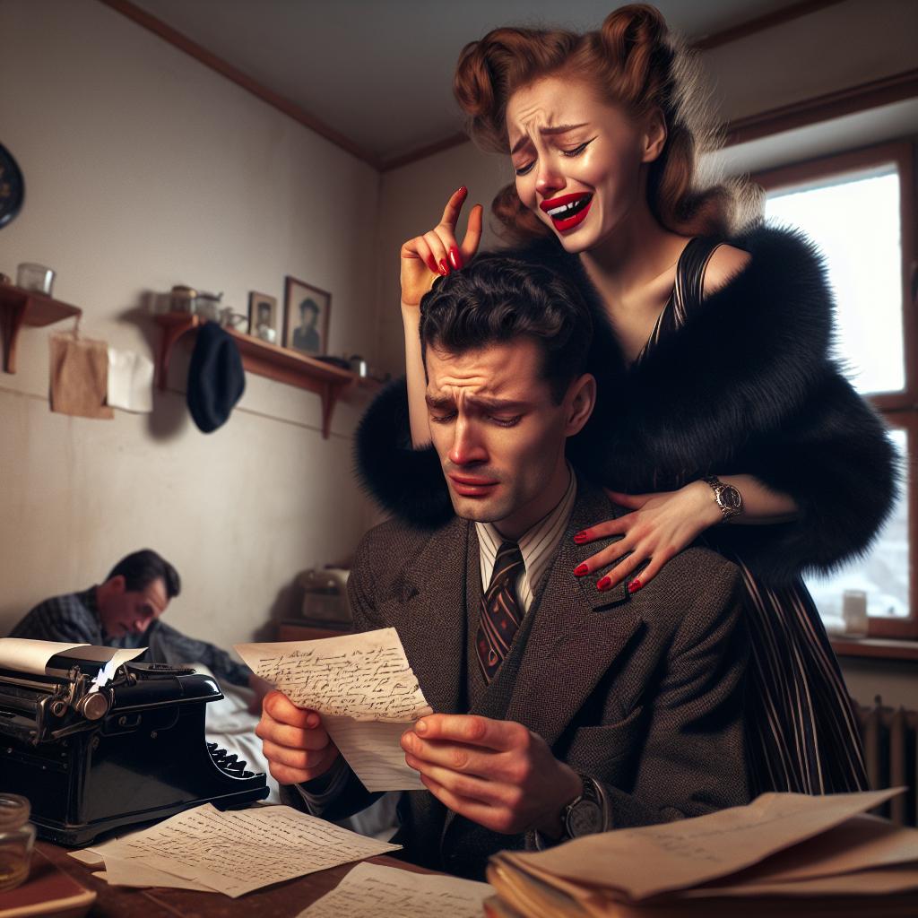 «Идиот! Как ты посмел» — закричала она незнакомым для него голосом и, упав на кровать, заплакала истерически