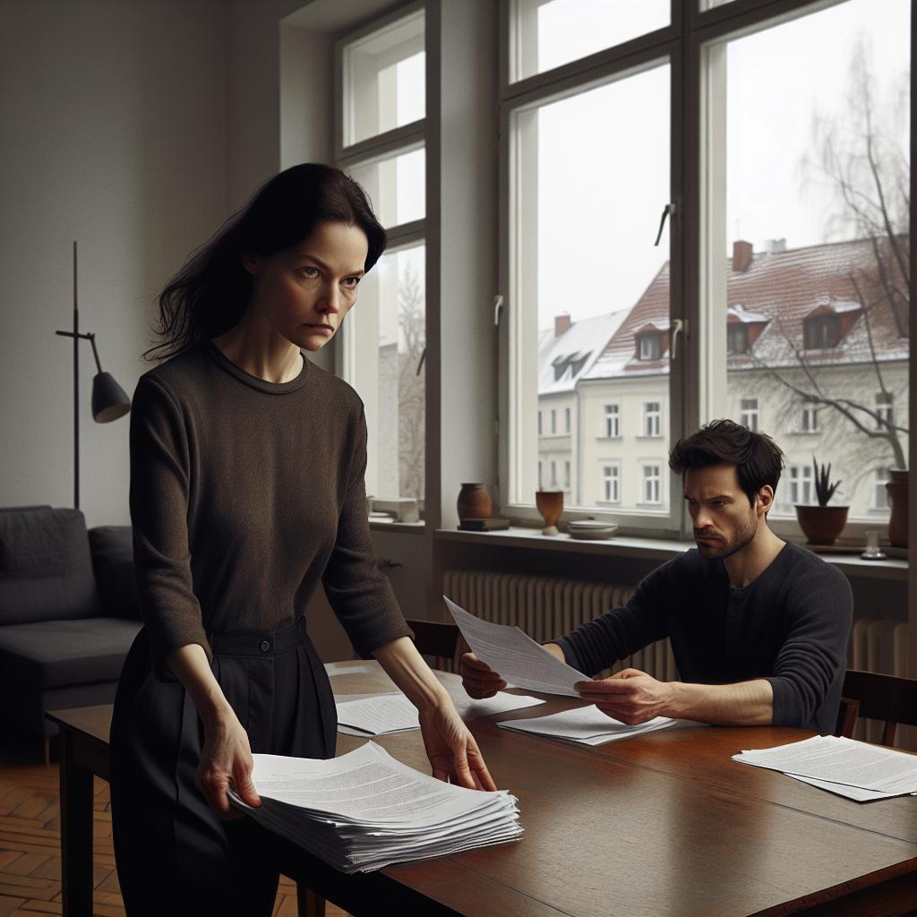 «Я же тебя предупреждала, что свекровь переедет только через мой труп!» — выкрикнула Наталья, швыряя на стол документы из нотариальной конторы