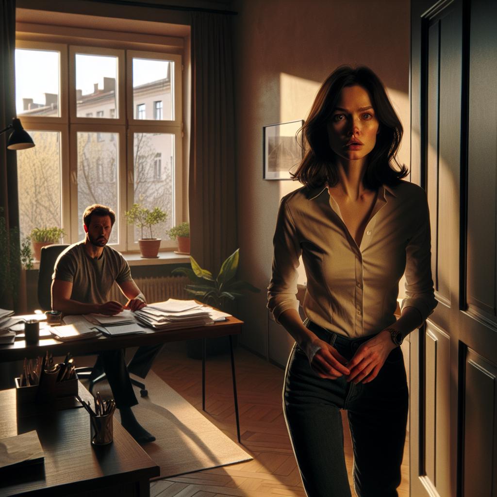 «Я больше не могу молчать, Максим!» — прошипела Алина, врываясь в кабинет с горящими от возмущения глазами