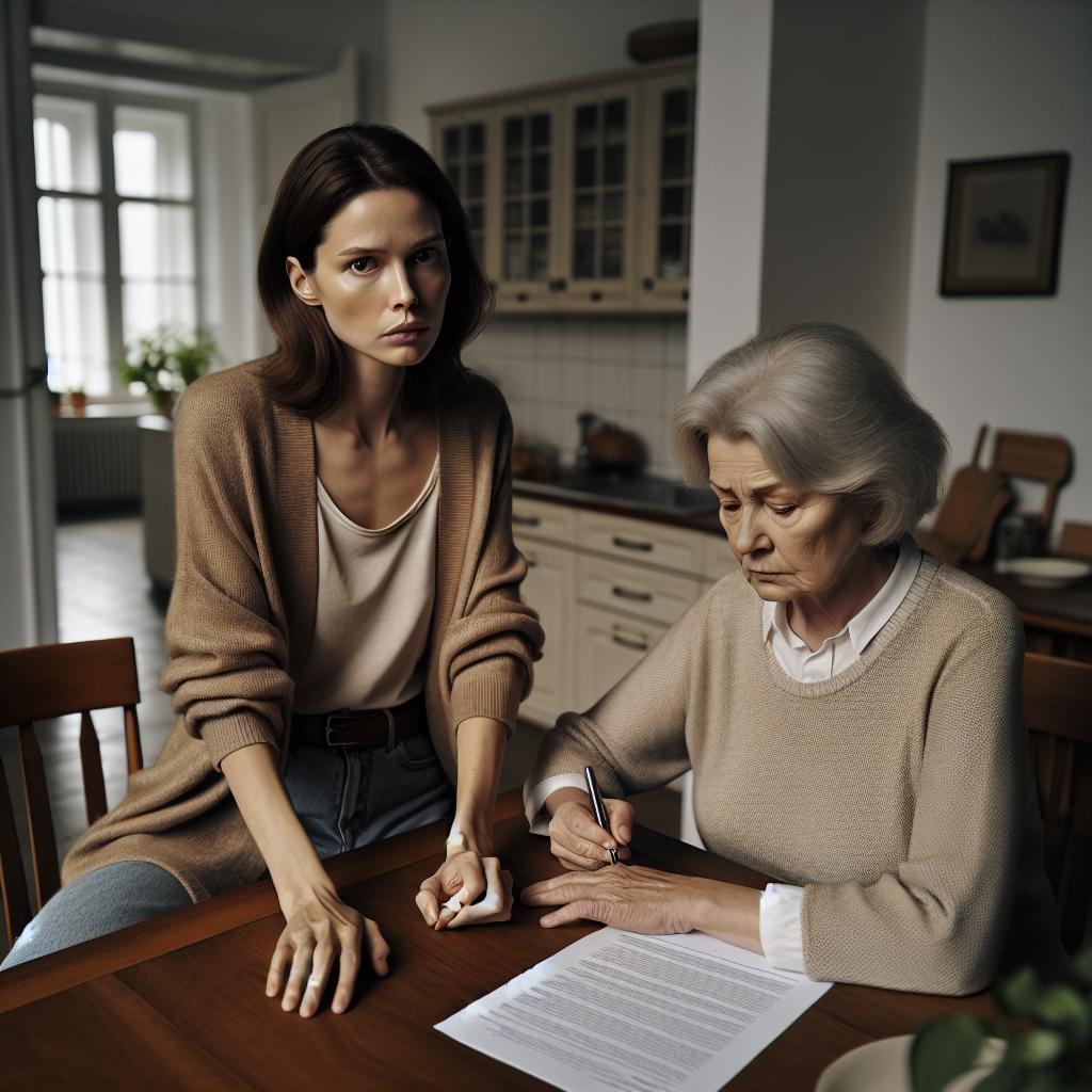 «Это моё наследство, и я сама решу, что с ним делать» — чётко произнесла Полина, отстаивая свои границы против вмешательства свекрови