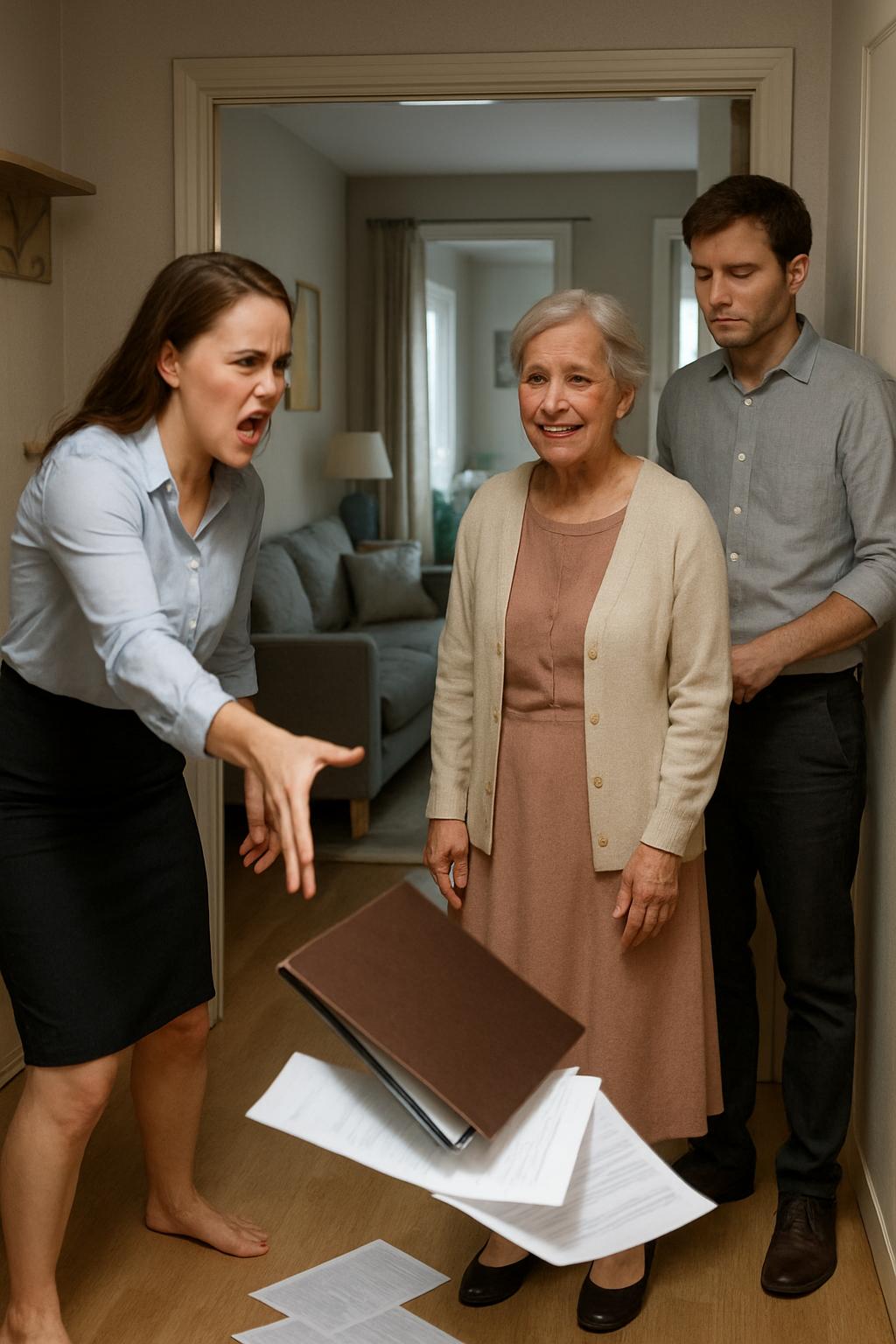 «Вы украли у меня мужа» — воскликнула Марина, выгоняя свекровь и приказывая сыну собирать вещи