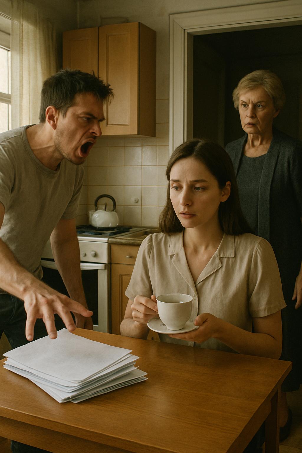 «Квартира моей матери, и точка!» — рявкнул Павел, швырнув документы на кухонный стол