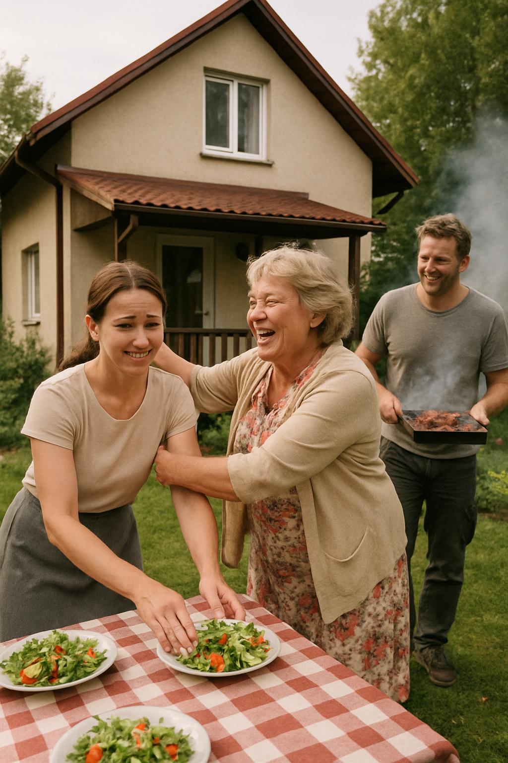 «Я вас не просила!» — срывисто воскликнула Лена, когда свекровь с компанией без приглашения захватили их дачу