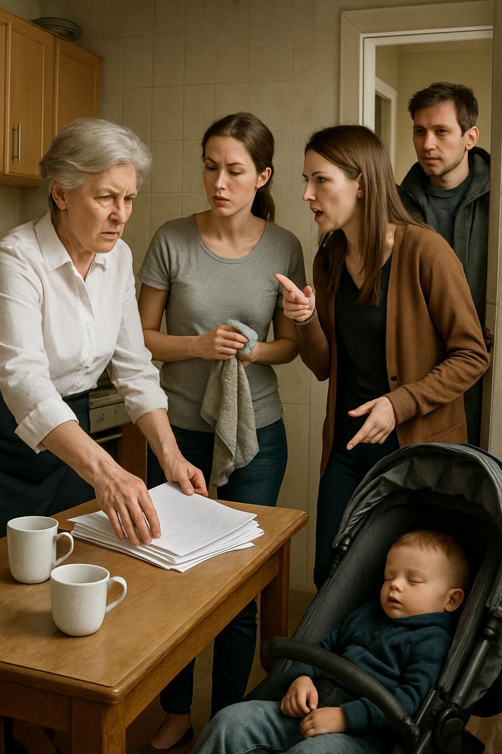 «Я беременна. Пять недель» — тихо призналась Анастасия в разгар семейной ссоры, заставив всех замереть