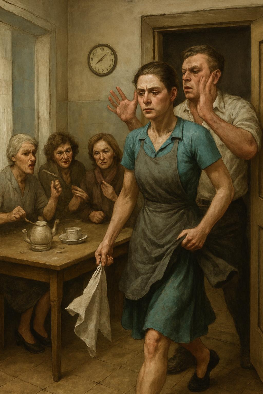 «Убей, или уйди» — тихо сказала Ольга, он отпрянул, она сняла фартук и захлопнула дверь