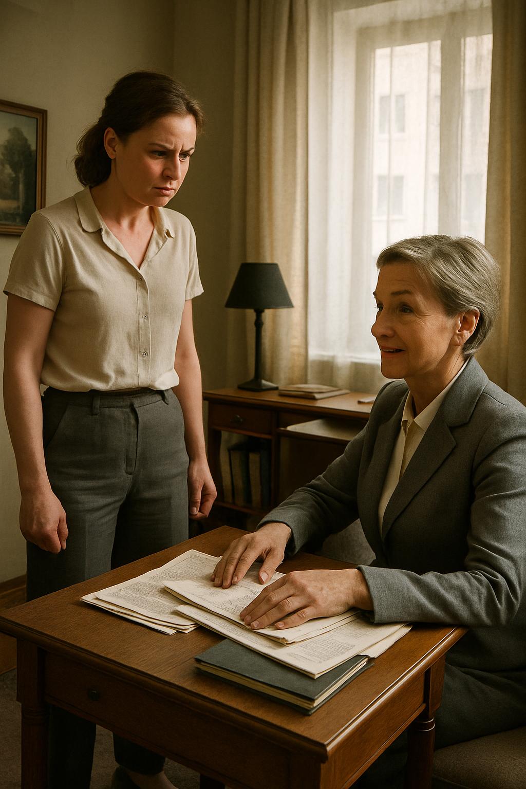 «Это моё наследство, и я сама решу, что с ним делать!» — голос Марины дрожал от едва сдерживаемого гнева, когда она застала свекровь, роющуюся в её документах