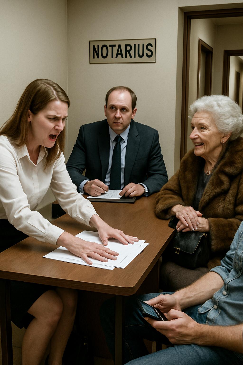 «Это же моя квартира, полученная в наследство от бабушки!» — Светлана швырнула документы на стол нотариуса, дрожа от гнева