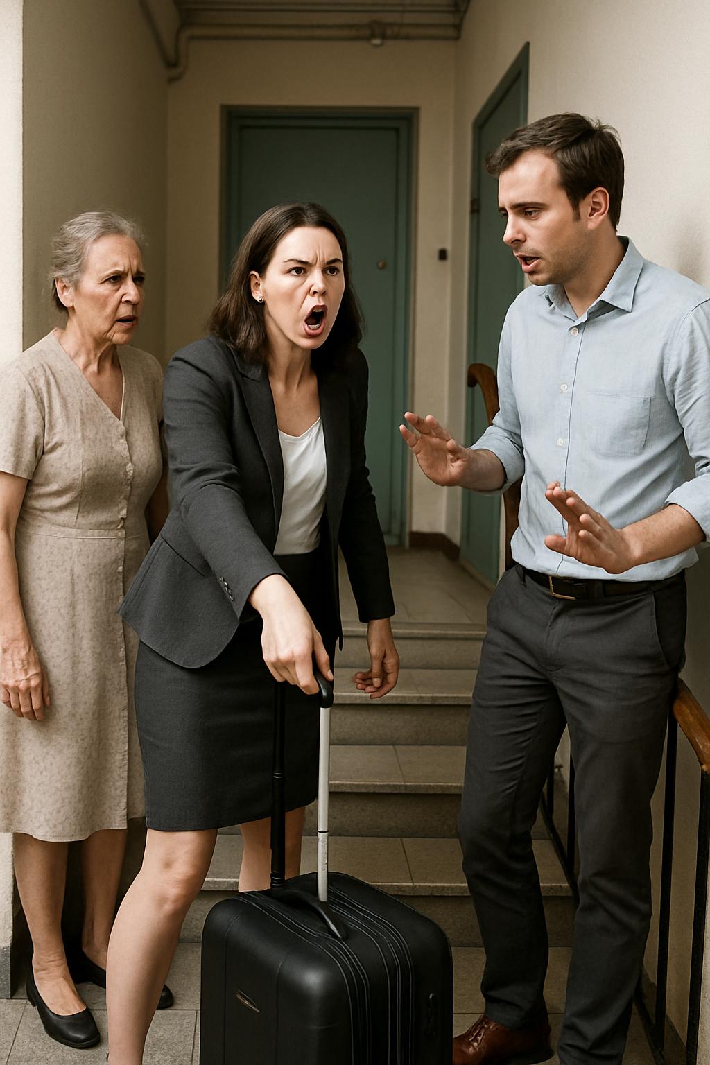 «Мне вашего сына не надо, Галина Петровна! Заберите его себе вместе с этим чемоданом!» — решительно крикнула Марина, выставляя вещи мужа на лестничную площадку