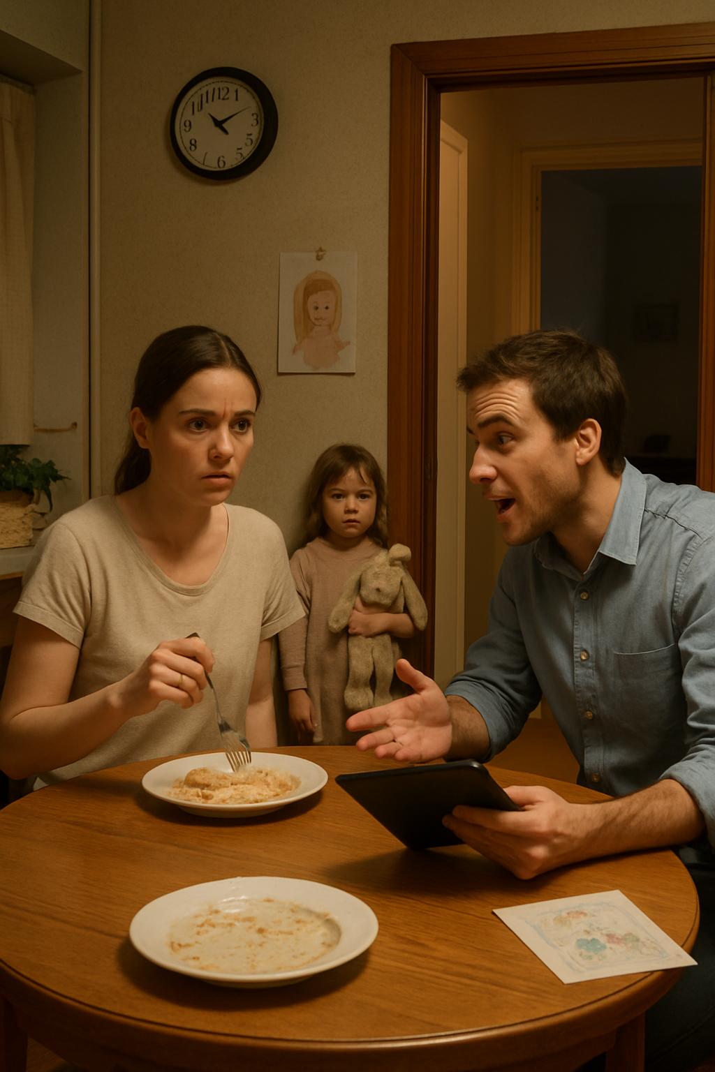 «Нет. Просто смотрю, как умирает моя семья и растёт мой долг» — сказала Диана, глядя в глаза мужу