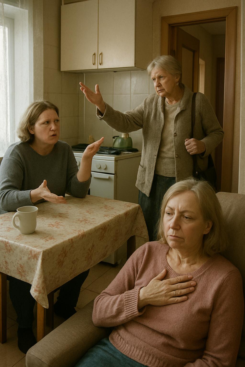 «Нам надо быть вместе» — сказал Иван, поставив чемодан в прихожей и взяв её за руки