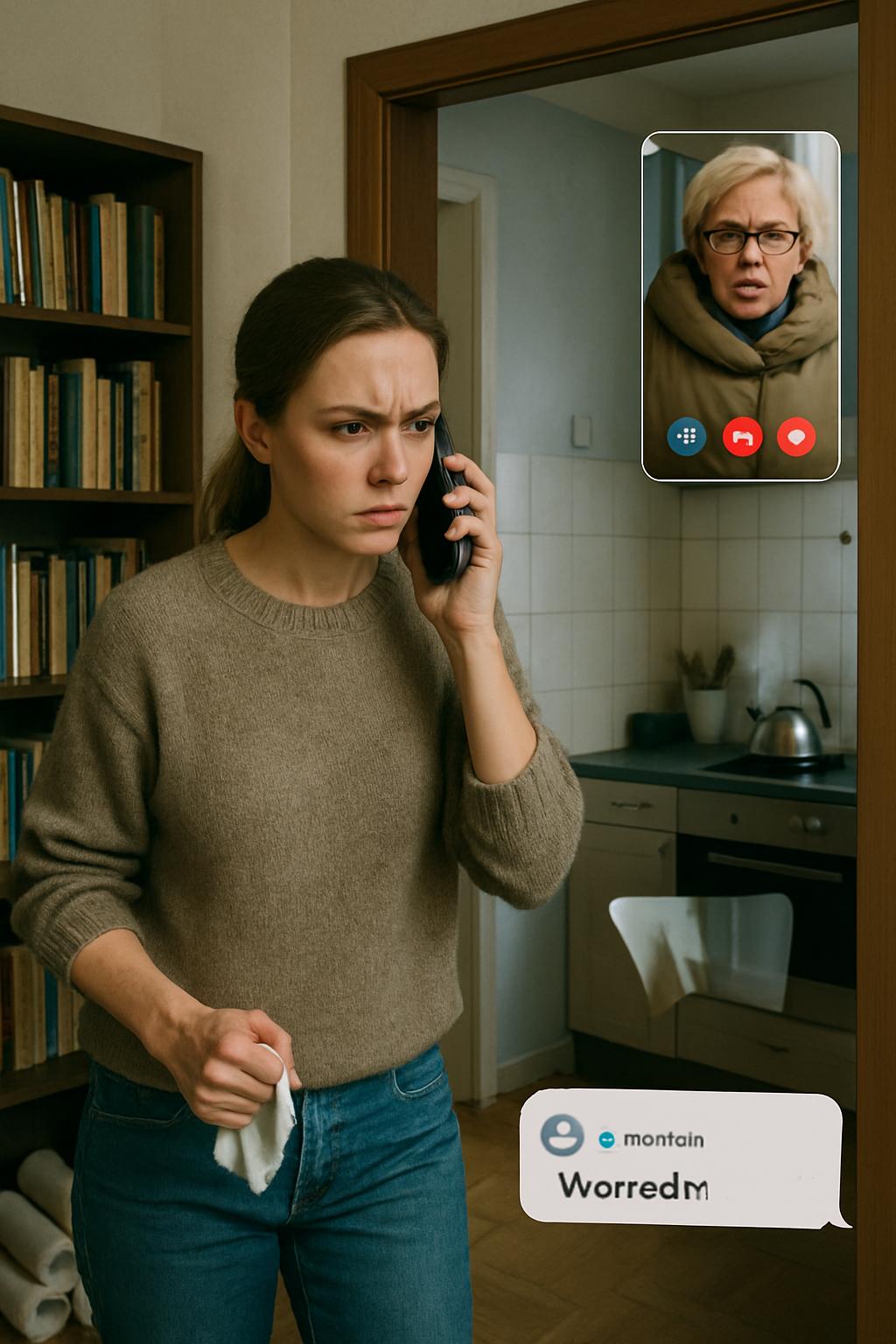 «Вы не заходите в мой дом» — твердо сказала невестка, поставив цепочку на дверь и пригрозив вызвать полицию