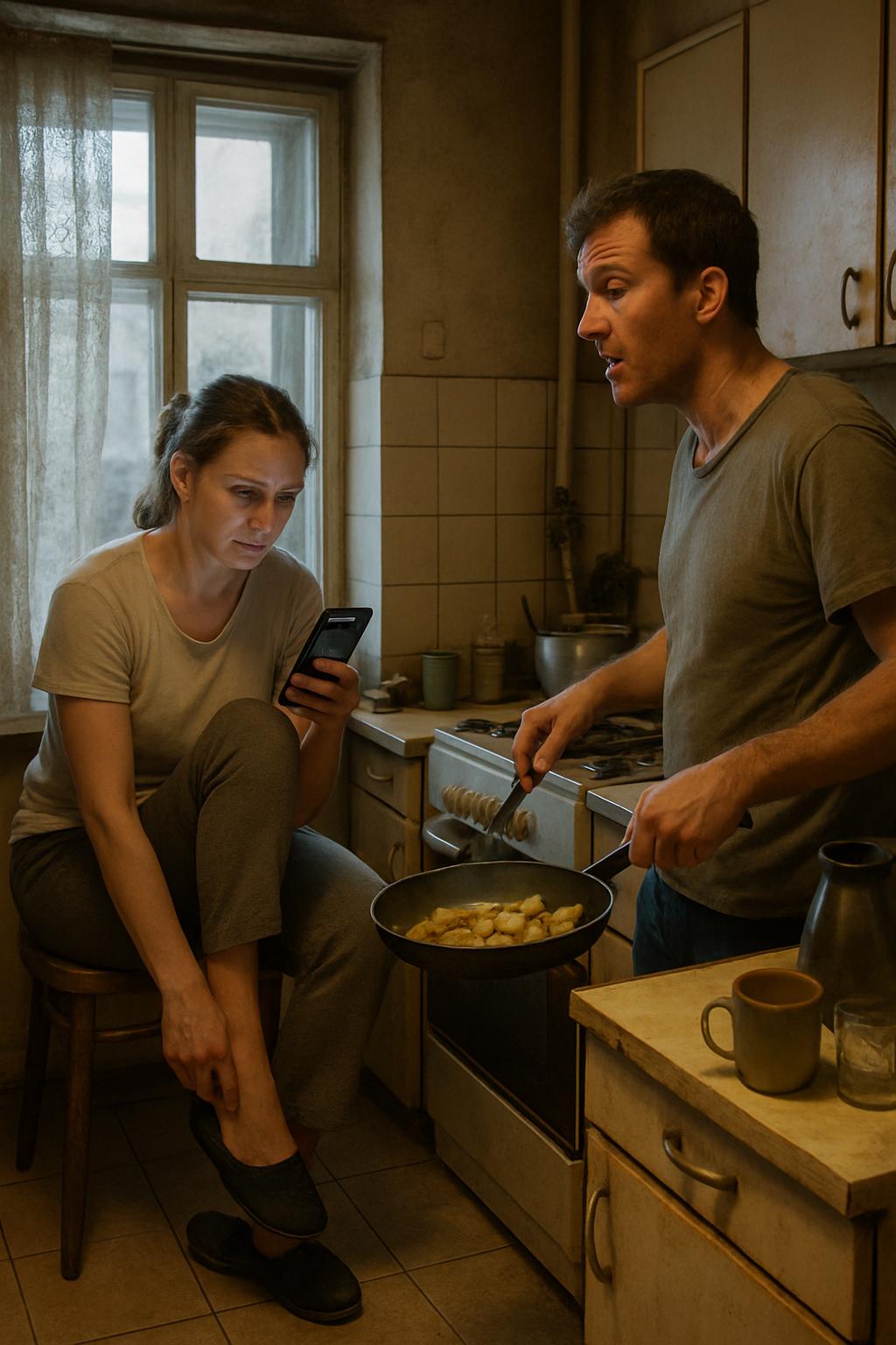 «Я ухожу» — спокойно сказала она, взяв чемодан и захлопнув дверь