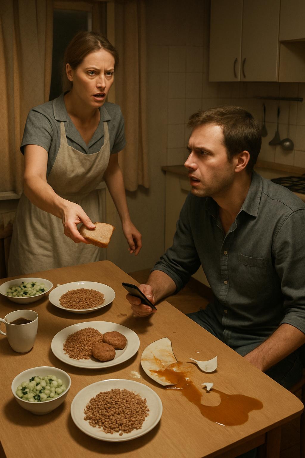 «Это моё! И никто не имеет права требовать это просто так!» — резко встала из-за стола, тарелка грохнула